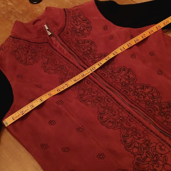 Coldwater Creek Faux Suede Jacket Top - Picture 8 of 9